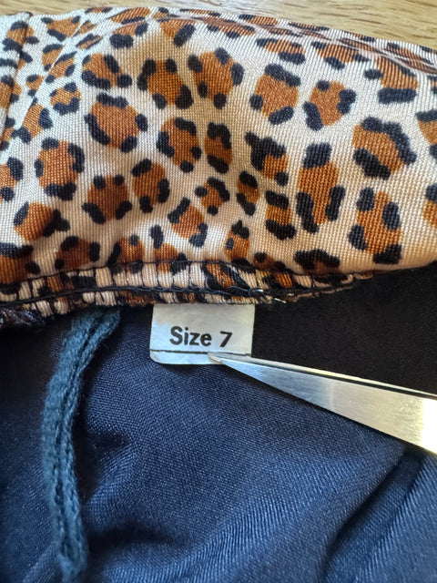 90s Cat Print Strapless Bikini Size XS/S