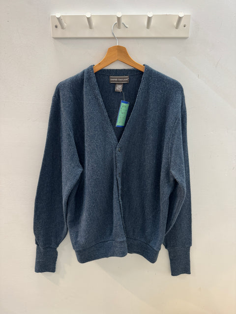 90s David Taylor Blue Cardigan Size L