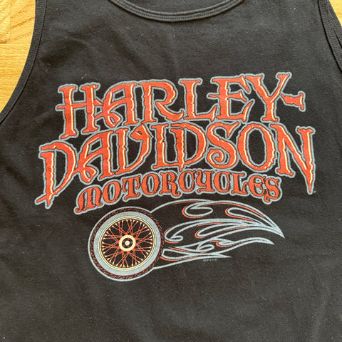 90s/Y2K Harley Lake City Black Tank Size M