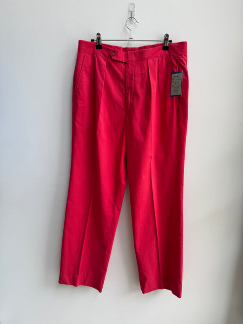 80s SporThompson Salmon Slacks Size 32