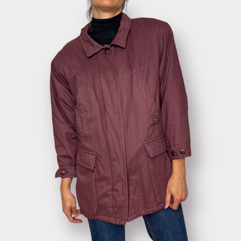 90s Towne London Fog Mauve Chore Coat Size XS