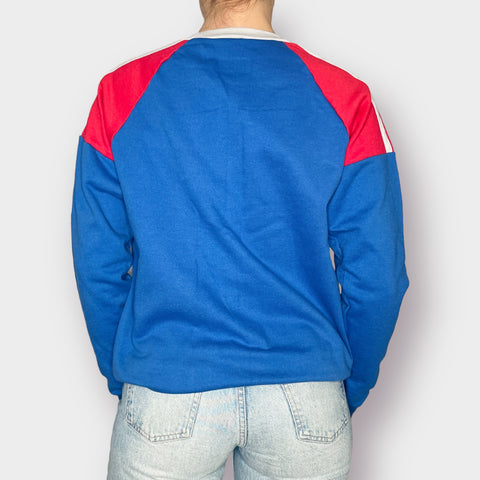 80s Locker Tops Blue Red Gray Sweatshirt