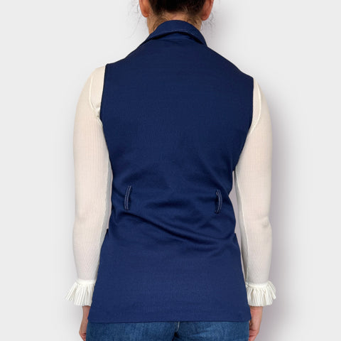70s navy Tunic Vest Top Size S