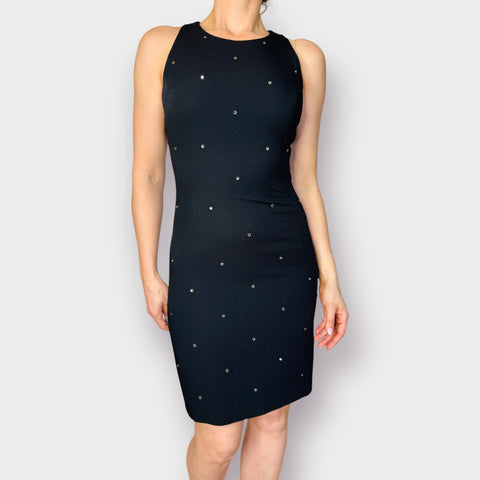 90s Steven Stolman Black Dress with Jewels Size M