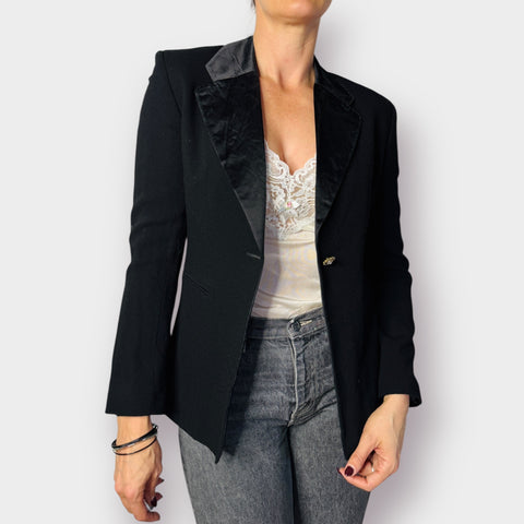 00s Blunauta Black Blazer Size S