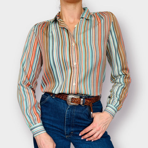 70s Levi's striped Button Down Size M