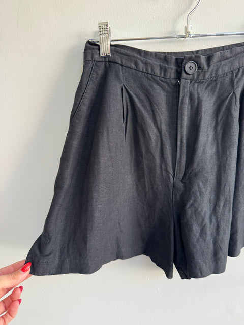 90s GAP Black Linen Shorts
