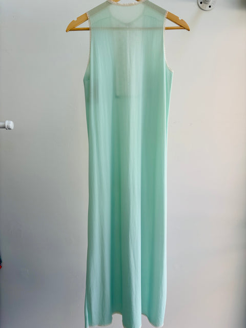 60s Kayser Aqua Nightgown