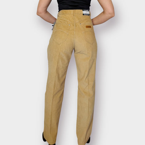 80s Gitano Deadstock Tan Corduroys Size 34”