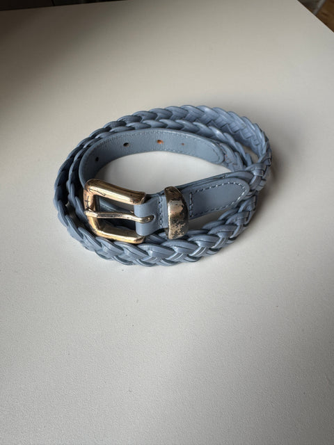 Talbots Light Blue Leather Belt Size L