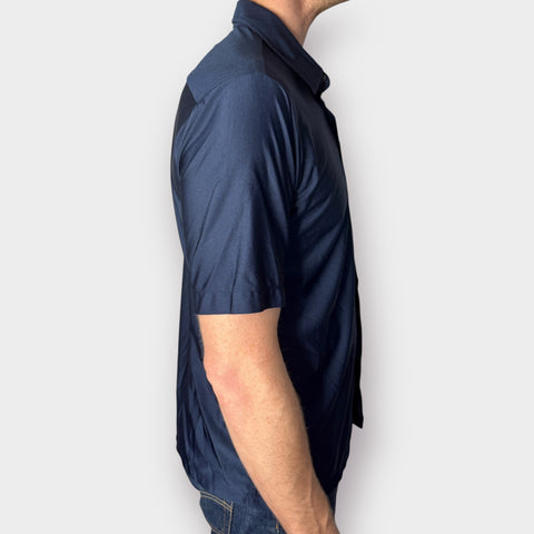 70s Liberty House by Christian Dior Navy Shirt Size M
