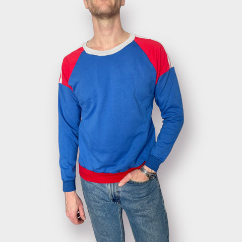 80s Locker Tops Blue Red Gray Sweatshirt