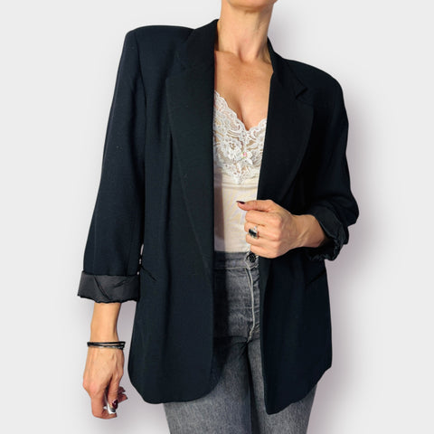 90s Alfred Dunner Black Blazer Size L