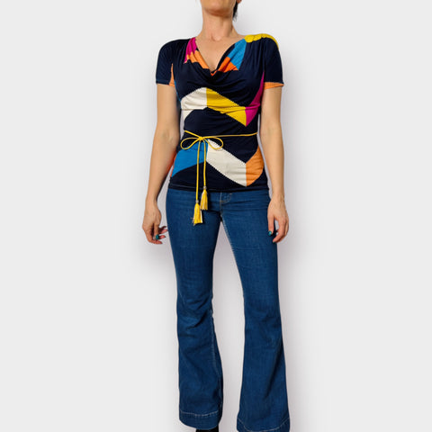 Y2K Gilli Colorful Top Size S