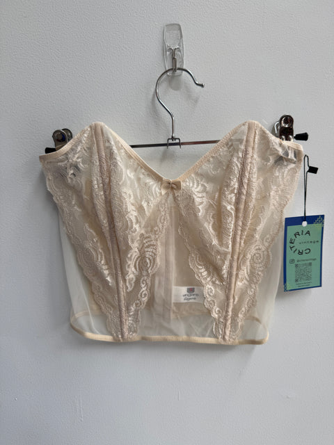 80s Ungaro Lingerie Cream Corset size M