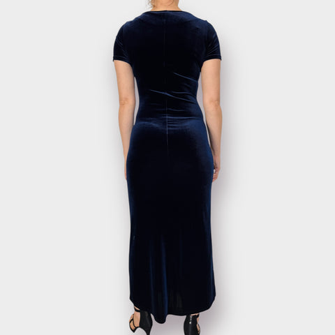90s ing ca Navy Maxi Dress Size S