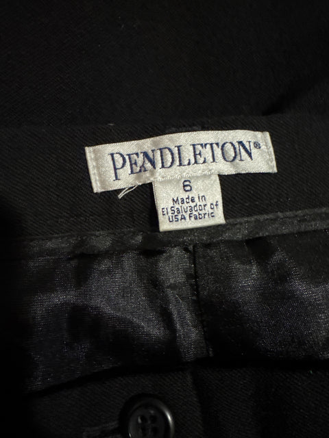 90s Pendleton black Wool slacks Size S