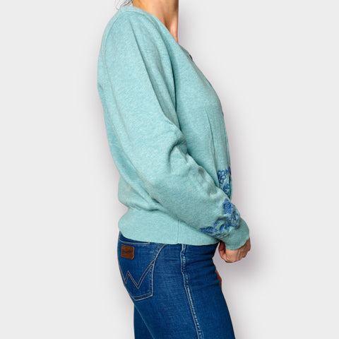 00s Sundance teal cardigan Size XL