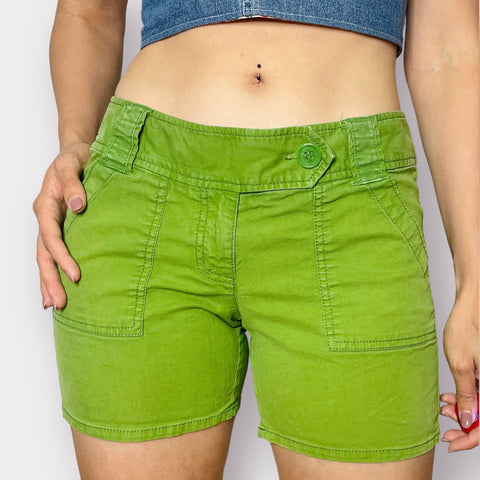 Y2K The Limited Green Shorts Size 6