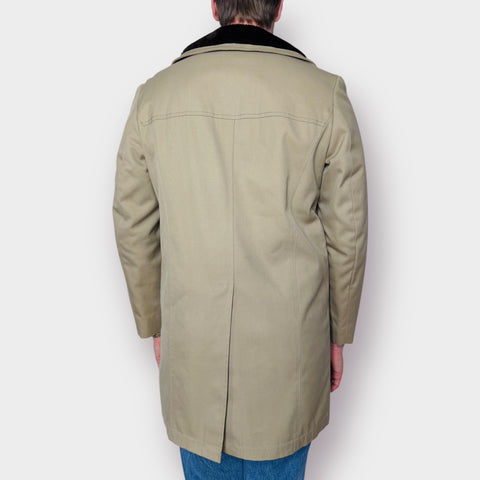 70s London Fog Faux Fur Lined Coat Size 38