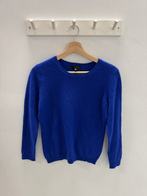 00s Charter Club Blue Cashmere Sweater Size M