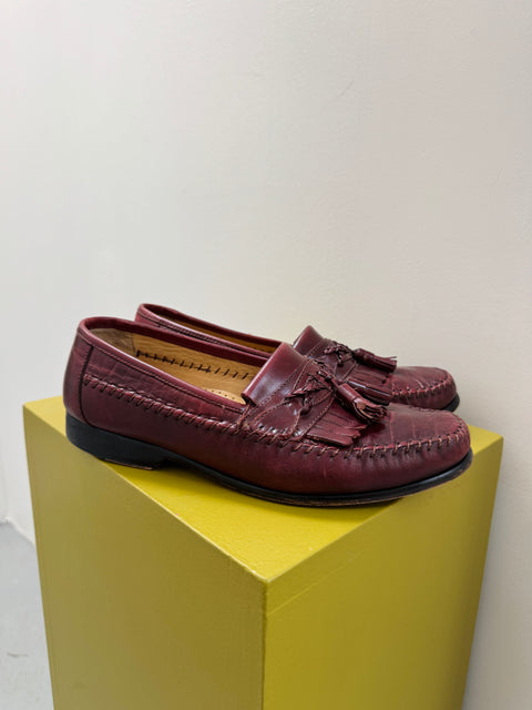90s Giorgio Brutini brown leather loafers Size 8.5