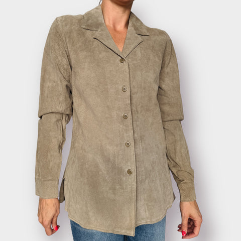 90s Style & Co Collection Suede Top Size M