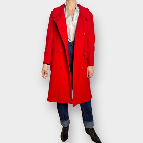 1960s Arnold Constable Red Overcoat