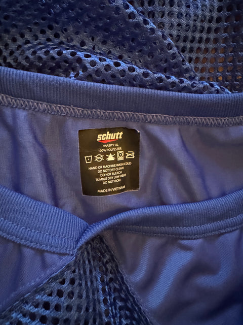 Schutt Blue Mesh Jersey Size L