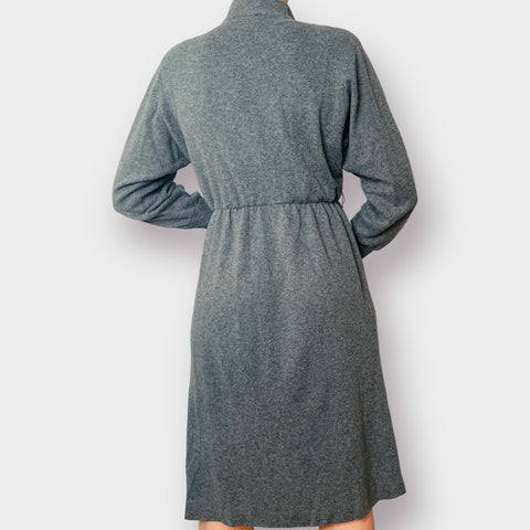 80s Willi of California Gray Sweater Dress Size S