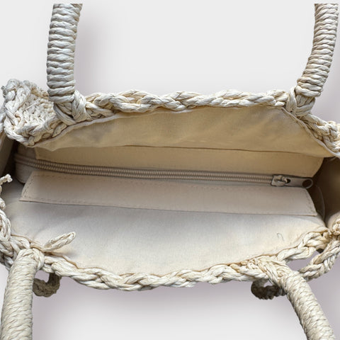 VTG Circular Basket Purse