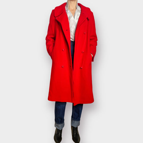 1960s Arnold Constable Red Overcoat