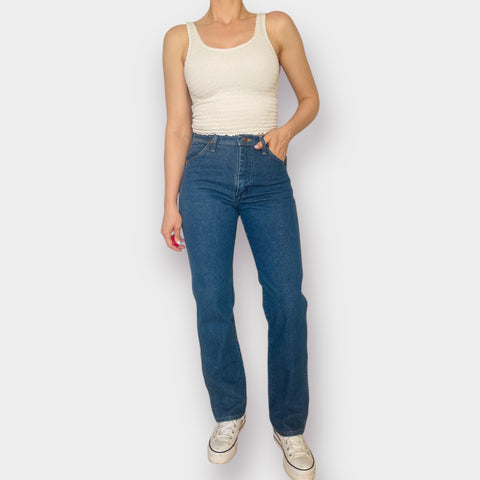 80s Wrangler Medium Wash Jeans Size 28”