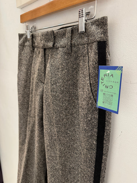 Y2K Halogen Wool Pants with Side Ribbon Size 4