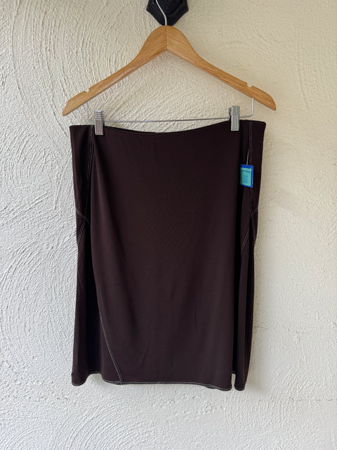 Y2K Max Studio Brown Skirt