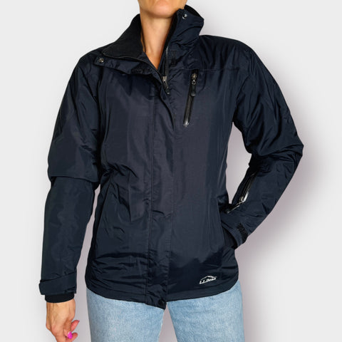 L.L.Bean Black Ski Jacket Size XS