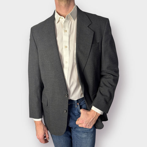 Oscar de la Renta Gray Blazer Size 42R
