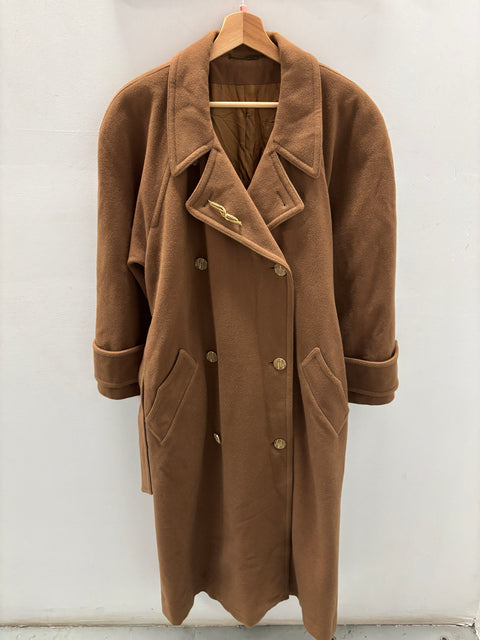 90s Mondo Tan Overcoat Size M