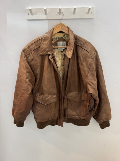90s Compositions Brown Bomber Size M