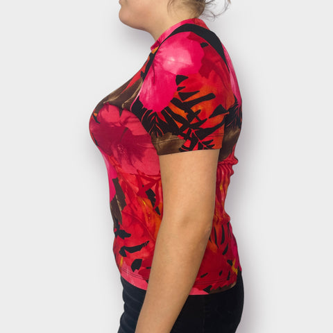90s Gail Morgado Mockneck Top Size XL