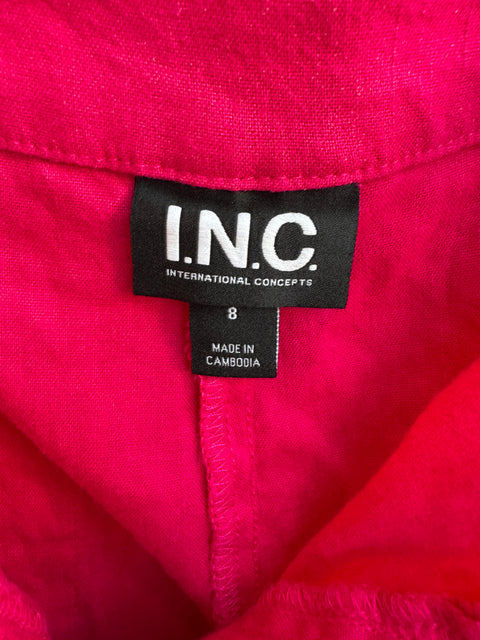 INC Pink Linen Shorts