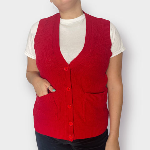 National Red Sweater Vest