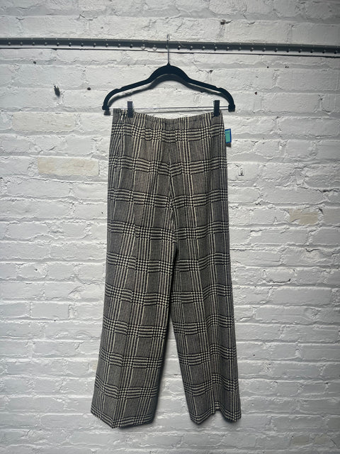 90s Tina S Brown Houndstooth Trousers Size M