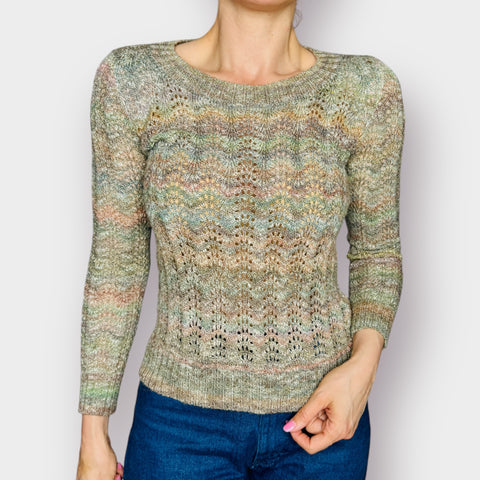 70s St John for Jacobson Neutrals Sweater Size S