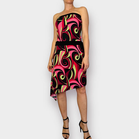90s My Michelle Strapless "Pucci" Dress Size L