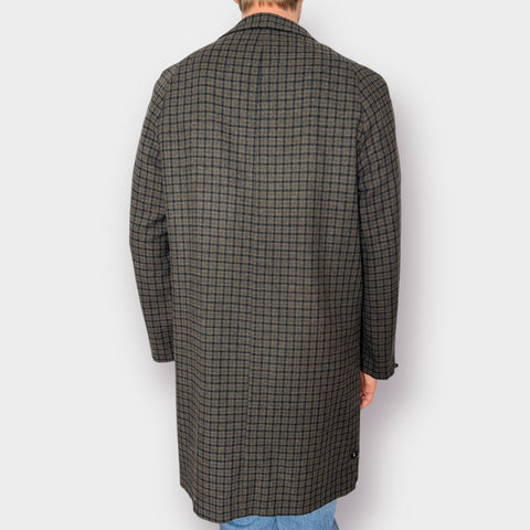 60s Stonehaven Plaid Overcoat Size L