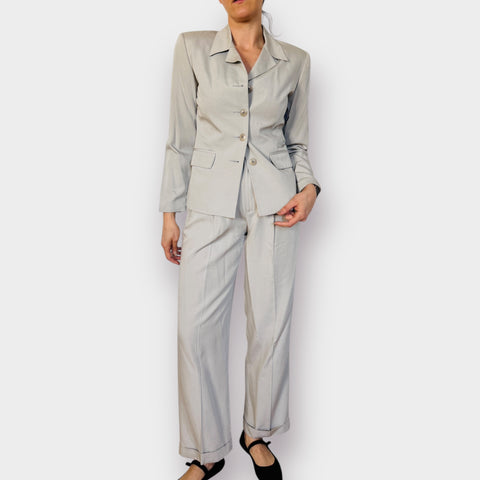 90s B. Moss Gray Pants Suit Size S