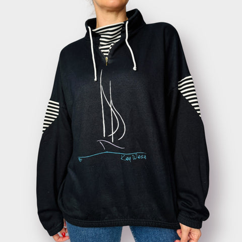 80s Key West Sweatshirt Top Size XL