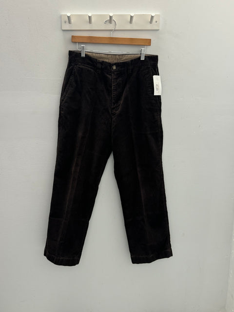 00s L.L. Bean Brown Corduroy Pants Size 34