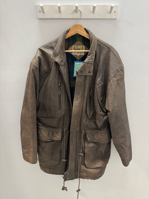 90s Reed Brown Leather Jacket